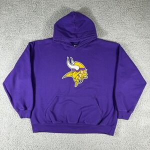 Minnesota Vikings Hoodie Size XL Purple NFL Team AppareL Logo‎